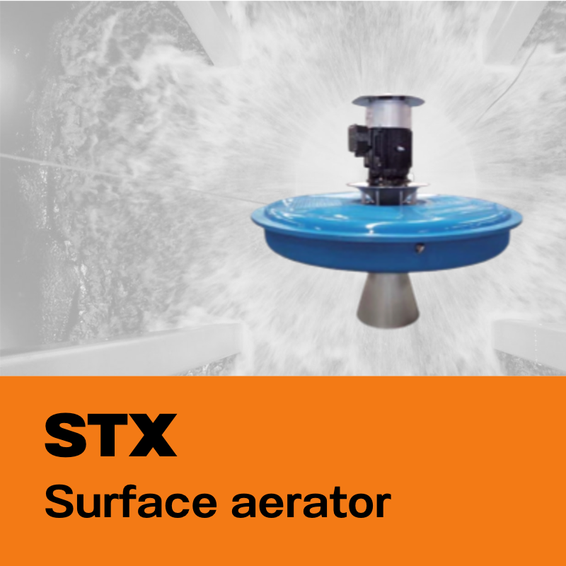 STX Surface aerator เครื่องเติมอากาศบนผิวน้ำ