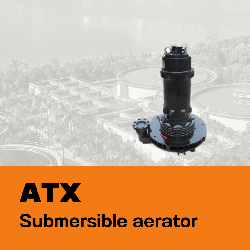ATX Submersible aerator เครื่องเติมอากาศใต้น้ำ, เครื่องเติมอากาศ ชนิดจุ่ม, แอร์เรเตอร์